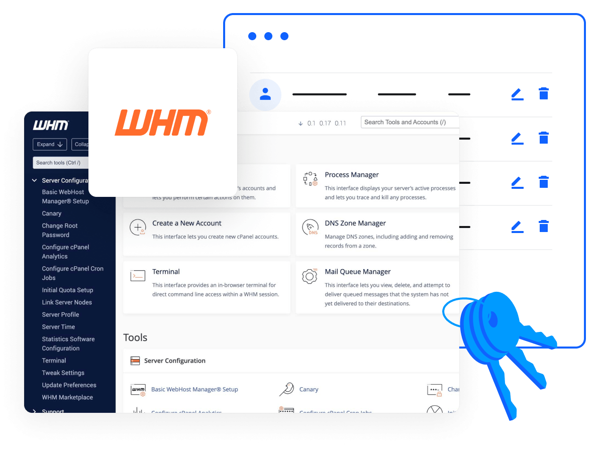 Hosting Reseller - Gestiona todo desde el panel de control WHM