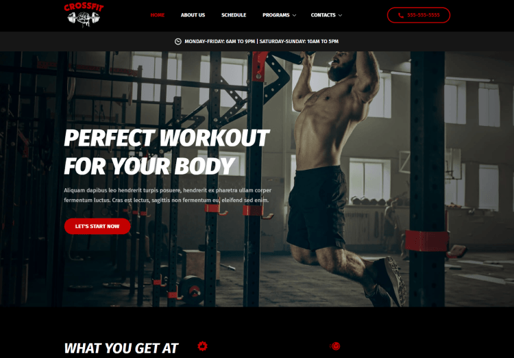 Constructor Web - Crossfit